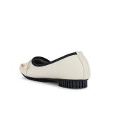 Giày búp bê khóa nữ Sarisiu SRS802 (Kem)