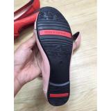 Giày búp bê nơ dún CLARKS (Đỏ)