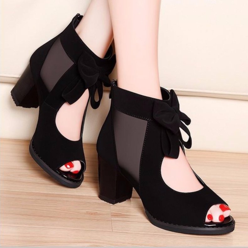 Giày Cao Cổ Đính Nơ giá rẻ