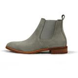 [TATHANIUM Footwear] Giày Chelsea boot màu xám xi măng da lộn