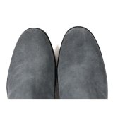 [TATHANIUM Footwear] Giày Chelsea boot màu xám lông chuột da lộn