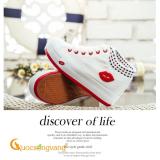 Giày đế độn nữ đế kếp giày nữ thêu môi GLG001 Cuocsongvang