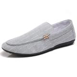 Giày lười mọi nam - GV010 (xám)