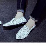 Giày lười vải nam - GV010 ( trắng )