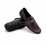 Giày mọi nam da bò màu nâu đất -TH7113.
