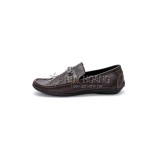 Giày mọi nam da bò màu nâu đất -TH7113.