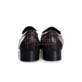Giày nam da bò màu nâu đất TH7134