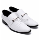 Giày nam da bò màu trắng TH7135