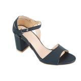 Giày sandal cao gót Sarisiu SRS38 (Đen)