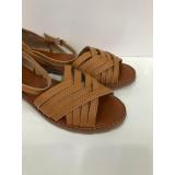 Giày sandal da rọ đan chéo CLARKS (Bò)