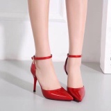 Giày sandal cao gót 7 phân bít mũi