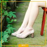 giày sandal nữ cao gót - CG709 [MÀU NÂU]