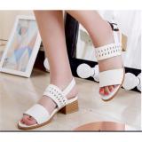 Giày Sandal Nữ  S048t (Trắng)