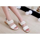 Giày Sandal Nữ  S048t (Trắng)