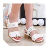 Giày Sandal Nữ  S048t (Trắng)