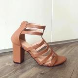 GIÀY SANDAL RỌ GÓT VUÔNG CAO CẤP