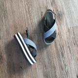 Giày sandal xuồng quai chéo TIGISH (Xanh jean)
