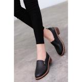 Giày slip on da trơn đế nâu S207