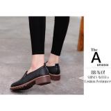 Giày slip on da trơn đế nâu S207