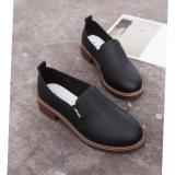 Giày slip on da trơn đế nâu S207