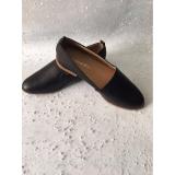Giày slip on da vân ALWAYSTILL (Đen)