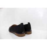 Giày slip on da vân ALWAYSTILL (Đen)