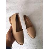 Giày slip on da vân ALWAYSTILL (Kem)