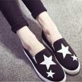 Giày slip on Koin ngôi sao màu đen VV33