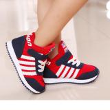 Giầy sneaker cờ anh  - Size 31 đến 36 - đỏ đen