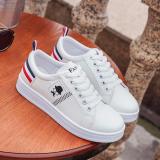 Giày Sneaker Thời Trang Nữ - Doha shop SN005TD Trắng Phối Đỏ
