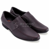 Giày tây nam da bò viền chỉ màu nâu TH7705