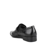 Men leather loafer shoes SUNPOLO SUS502 (black version)