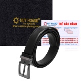 HL5105 - Thắt lưng nữ Huy Hoàng cỡ lớn màu đen