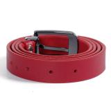 HL5125 - Thắt lưng nữ da thật Huy Hoàng màu đỏ