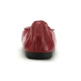 HL7909 - Giày nữ búp bê Huy Hoàng da bò màu đỏ đô