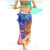 Khăn choàng / sarong đi biển + Túi đựng mỹ phẩm