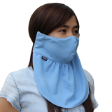 [HCM]Khẩu trang chống nắng UPF50+ Zigzag MAS00403 (Xanh da trời)