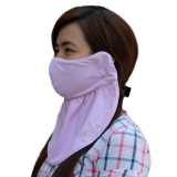 [HCM]zigzag MAS00409- Khẩu trang lớn chống nắng UPF50+ (hồng)