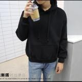  Khoác hoodie nam trơn ( Đen)