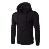 Khoác hoodie nam trơn  (Đen)