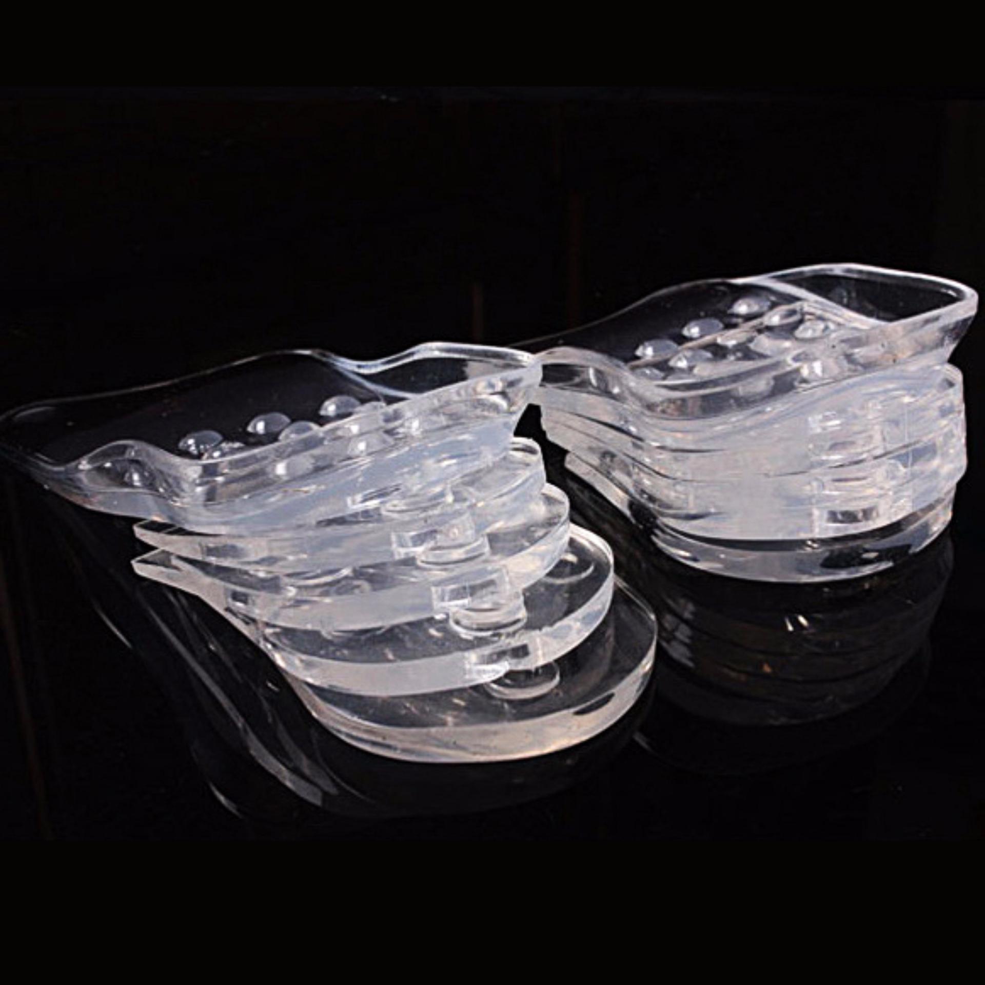 Lót giày tăng chiều cao silicon (Trắng).