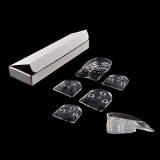 Lót giày tăng chiều cao silicon (Trắng).