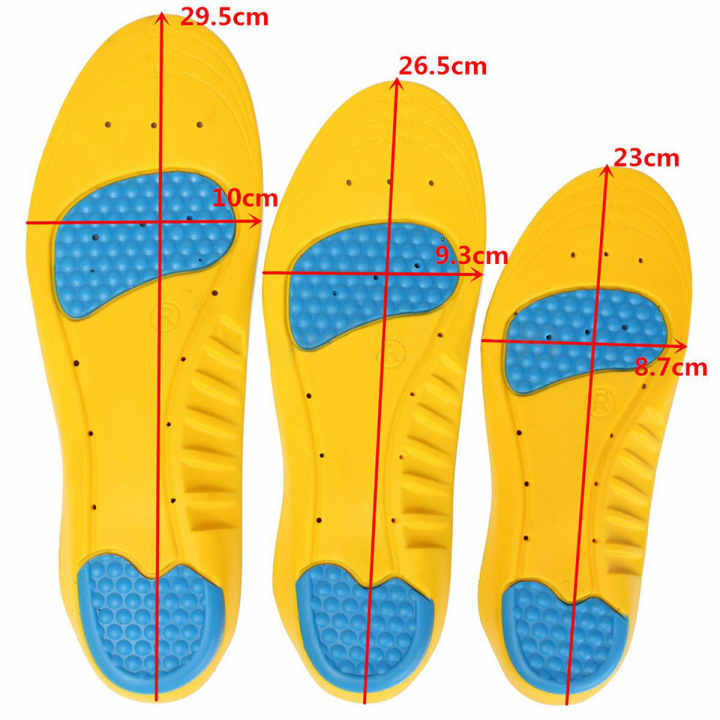 Memory Foam Orthotics Arch Pain Relief Support Shoes Insoles Insert Pads M - intl