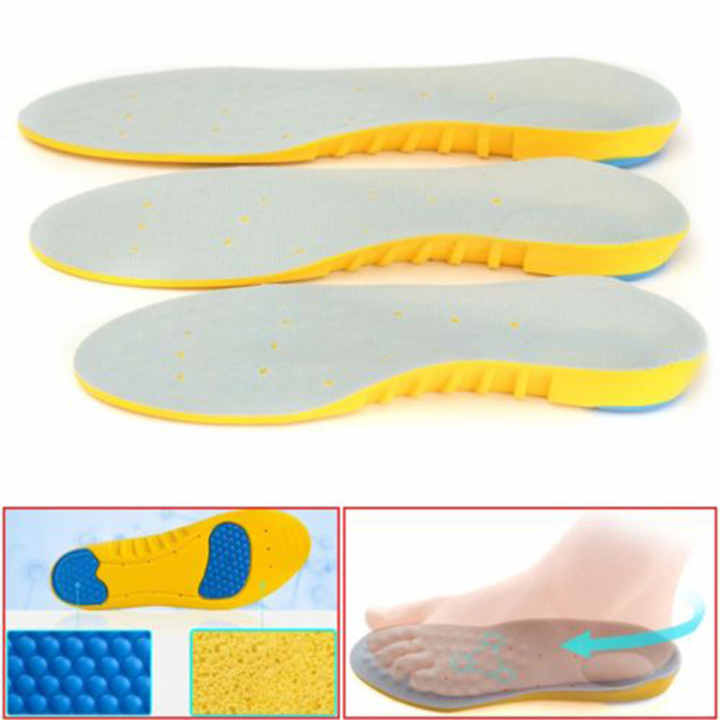 Memory Foam Orthotics Arch Pain Relief Support Shoes Insoles Insert Pads M - intl