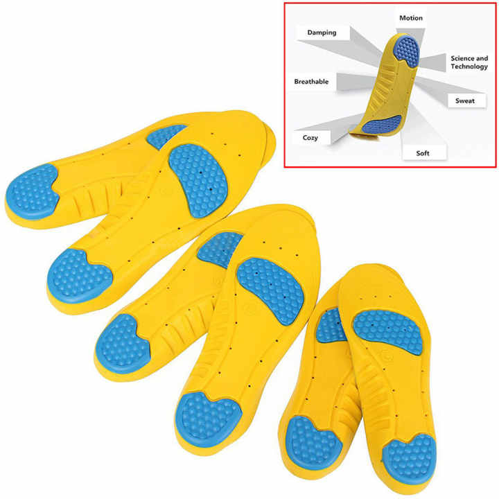 Memory Foam Orthotics Arch Pain Relief Support Shoes Insoles Insert Pads M - intl