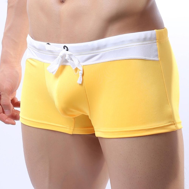 Nơi bán Men Swimwear Swimming Pants Briefs Shorts Boxers Underwear YE/S