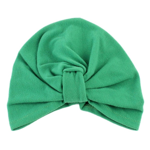 Moonar Newborn Baby Infant India Style Turban Hats Winter Warm Knitted Beanie Hat Knot Hat Green - intl