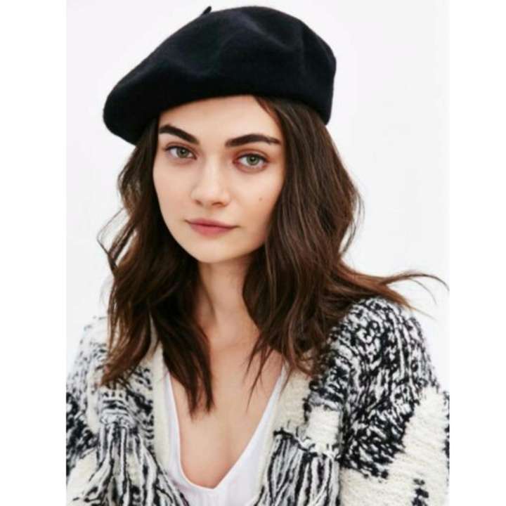 Mũ nồi Beret nữ, nón beret, Mũ bánh tiêu