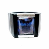 Nhẫn gỗ COCO Design NH09-B-M-TO-XD (Xanh dương)