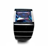 Nhẫn gỗ COCO Design NH09-B-M-TO-XD (Xanh dương)